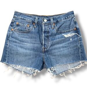 Levi's Blue Jean Shorts